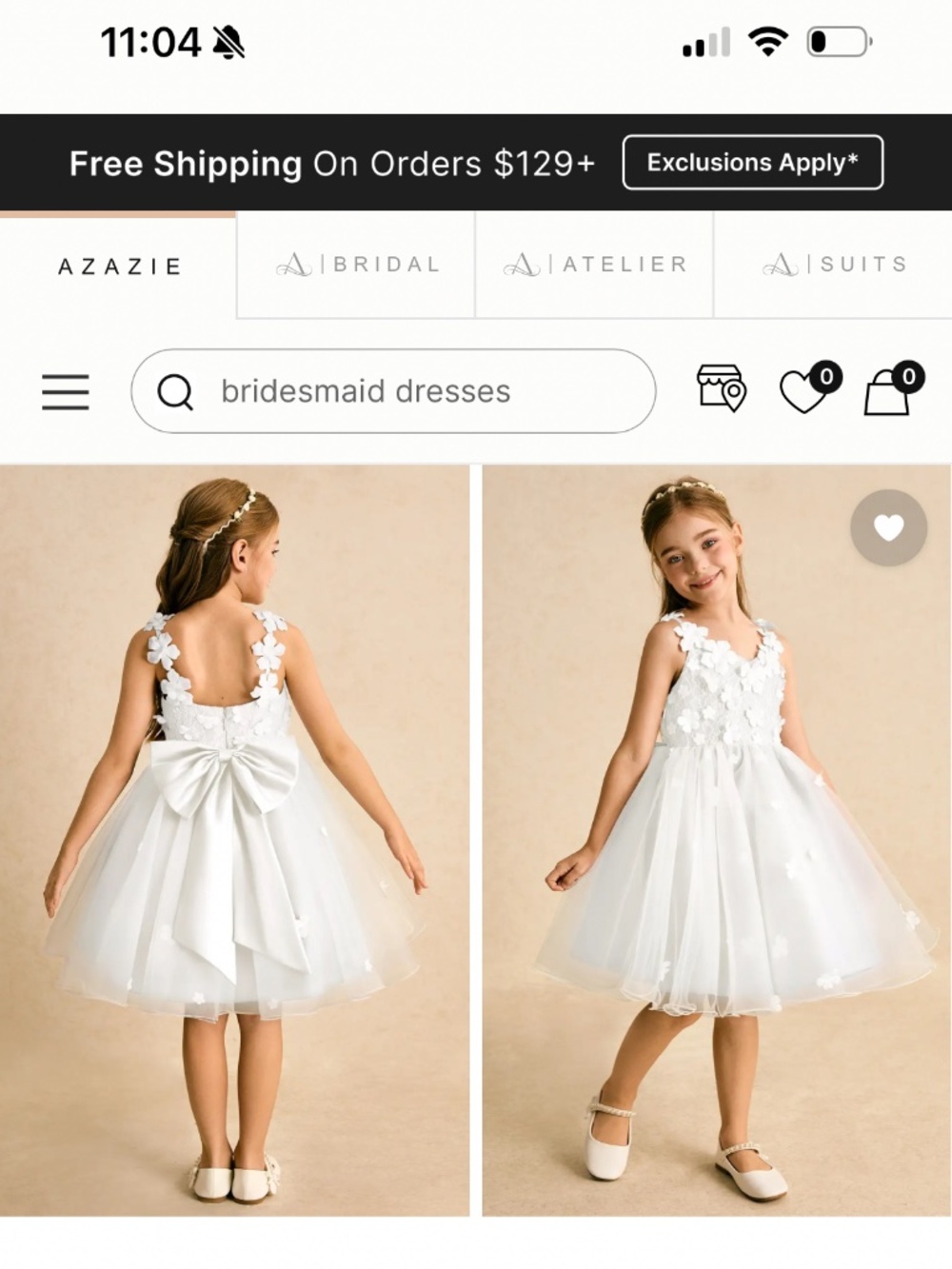 AZAZIE Junebug Flower Girl Dress